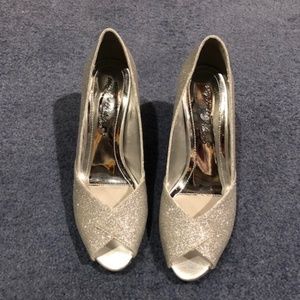 Silver shoes